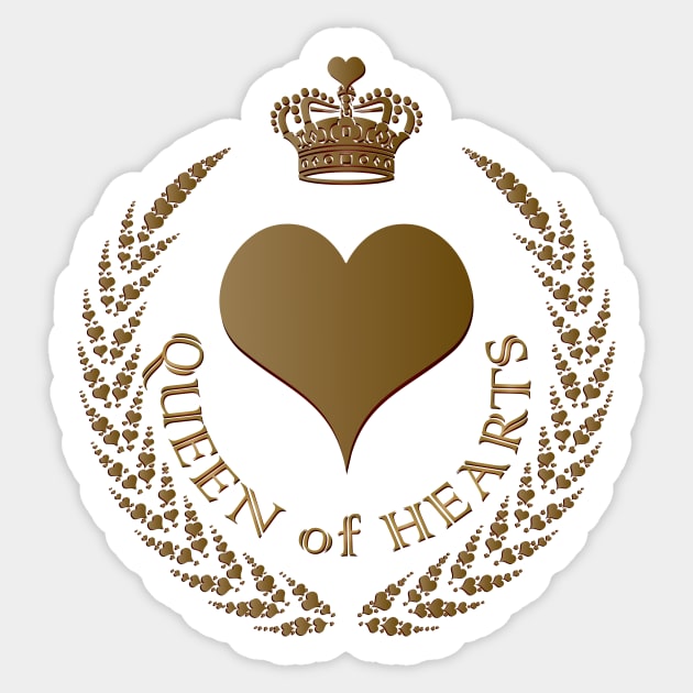 Queen of Hearts Sticker by thematics